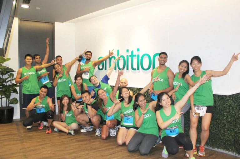 Ambition recruitment run club in Singapore